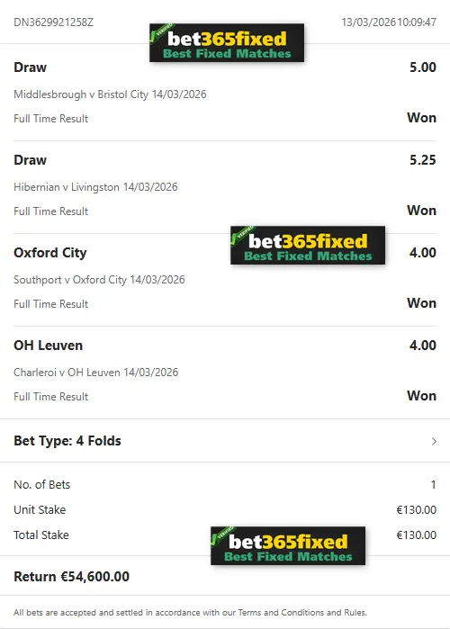 Combo VIP Fixed Matches Combo VIP Fixed Matches