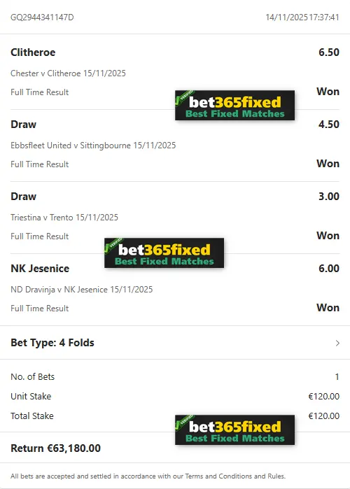 Combo VIP Fixed Matches Combo VIP Fixed Matches